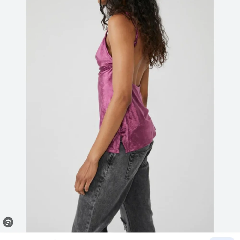 NWT: FREE PEOPLE; ALL NIGHT VELVET TUNIC. - Picture 5 of 7